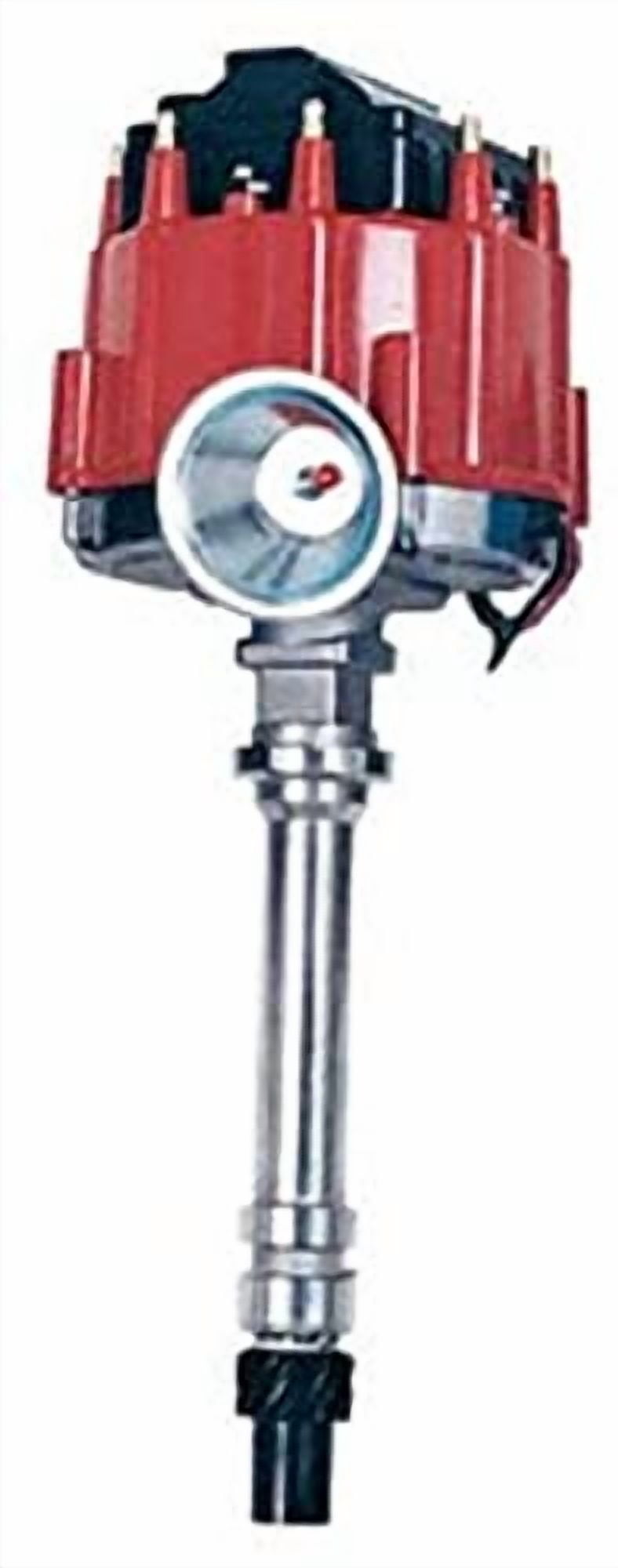 Proform 66941R HEI Electric Distributor with Coil Red Cap Polished Fits select: 1967-1982 CHEVROLET CAMARO, 1969-1982 CHEVROLET C10