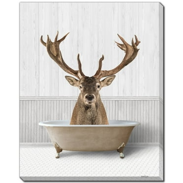 Bath Time Deer