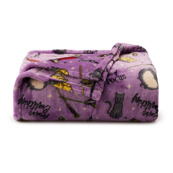 Big One Oversized Plush Nightmare Before Christmas Halloween Throw Blanket 5'x6'