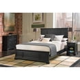 thumbnail image 3 of Pemberly Row Traditional styled Wood Queen Bed in Black Finish, 3 of 33