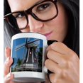 thumbnail image 2 of 3drose, Windmill at Nelis Dutch Village. Holland, Michigan, Usa., 15oz Two-tone Black Mug, 2 of 6