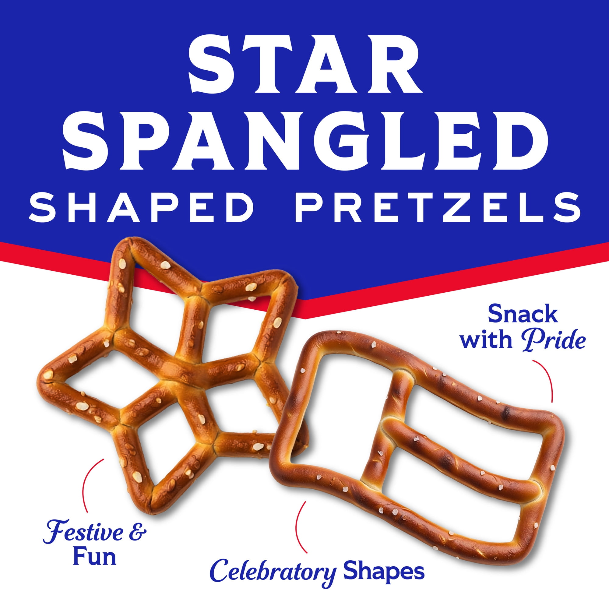Snyder's of Hanover Star Spangled Pretzels, 12 oz Bag