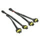 thumbnail image 3 of 2 piezas H11 H8 H9 arnés de cableado de extensión macho a hembra arnés de cables divisor de faros de 2 vías para camioneta camioneta conector de cable LED, 3 of 14