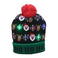 thumbnail image 4 of Sombrero de Navidad de punto Patrón de dibujos animados Sombrero de invierno Gorro de Navidad Regalos de Navidad de Año Nuevo JShteea El nuevo, 4 of 6