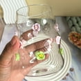 thumbnail image 6 of Aesthetic Glass Cups with Lids and Straws - 13oz Pink Bow Tumbler, Cute Iced Coffee Cups with Cleaning Brush & Gift Box, Valentine's Day Gifts for Her, Back-to-Sc-hool Essentials for G-irls Women, 6 of 9