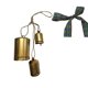 thumbnail image 2 of Set Of 3 Christmas Brass Cow Shabby Style Metal Hanging Giant Cow Bells Decor, 2 of 5