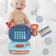 thumbnail image 2 of DPTALR Children's Simulation Supermarket Cash Toy Baby Puzzle Multifunctional Cash, 2 of 7
