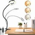 thumbnail image 2 of Led Usb Clip On Flexible Desk Lamp Dimmable Memory Bed Read Table Study Light, 2 of 6