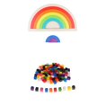 thumbnail image 1 of 100x Maths Manipulative + Rainbow Blocks Juguete para Niños de Bebé, 1 of 9