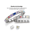 thumbnail image 1 of 18p Pulsera Italiana De 3d Xtellar Acero Inoxidable Brazalete Charms, 1 of 4