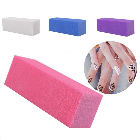 Cheers.US 10Pcs Sanding Buffing Nail Polisher 4 Way Polish Buffer Buffing Block Nail Files Art Pedicure Manicure File