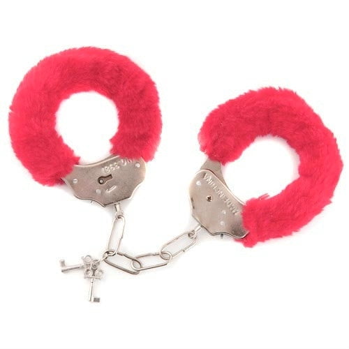 Red fuzzy Handcuff