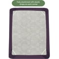 thumbnail image 4 of 1500 Series Single Fitted Sheet, Smart and Deep Pocket 18 inch, Queen Purple, 4 of 5