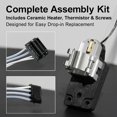 thumbnail image 4 of Bamboo lab Upgraded Hotend Heating Assembly for Bambu Lab A1 & A1 Mini, Replacement Hot End Kit with Heating Block for 3D Printer, 4 of 6
