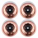 thumbnail image 2 of 4 llantas de metal de 1,9 pulgadas con 10 orificios cuadrados para coche de escalada AXIAL SCX10 1/10 RC, color dorado, 2 of 10