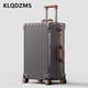 thumbnail image 4 of KLQDZMS 20 "24" 26 "29 pulgadas equipaje nuevo ABS + PC caja de embarque anticaída multifuncional bolsas con ruedas maleta de viaje de mano, 4 of 4