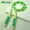 Green 2, variant on WLGJL 2 pack Jump Rope Segmented Soft Beaded Skipping Rope Adjustable Tangle Free Jumping Rope for Kids Men Women Exercise, Weight Loss, Keeping Fit and Training 9.2 Feet （Black）