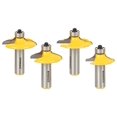 thumbnail image 2 of YONICO Cabinet Door Edge Router Bits Set 4 Bit 1/2-Inch Shank 12401, 2 of 4