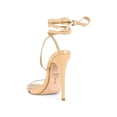 thumbnail image 3 of Schutz Cloe Light Nude Strappy Tie Up Lace Up Open Toe Stiletto High Heel Sandal (Light Nude, 5), 3 of 4