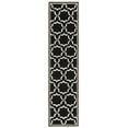 thumbnail image 2 of Safavieh Dhurries Myles Geometric Runner Rug, Black/Ivory, 2'6" x 10', 2 of 10
