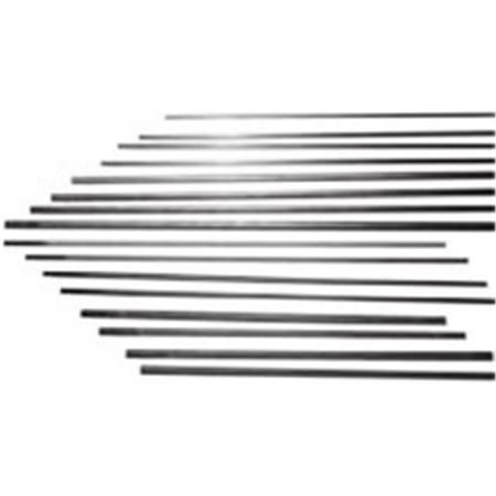 DC Plain Gouging Electrodes, 3/16 in X 12 in
