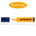 Highlighter Marker Fast Dry Ergonomic Handle Highlighters Pen Chiseled ...