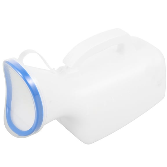 GOOHOCHY Portable Female Urinal for Daily Use Reusable Plastic White Color Does Not Leak Water 70ml