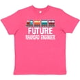 thumbnail image 3 of Inktastic Future Railroad Engineer Train Youth T-Shirt, 3 of 5