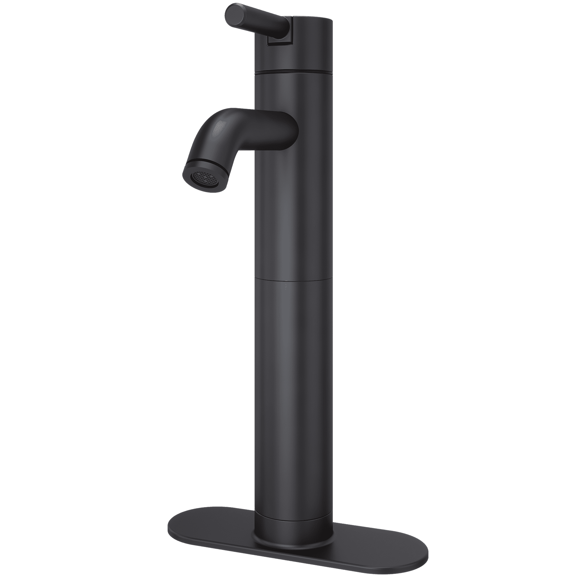 Contempra Single Control Vessel Bathroom Faucet in Matte Black