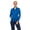Royal, variant on Scrub Jackets for Woman, Zip Front Nurse Jacket, 4-Way Stretch Fabric Warm Up Coat