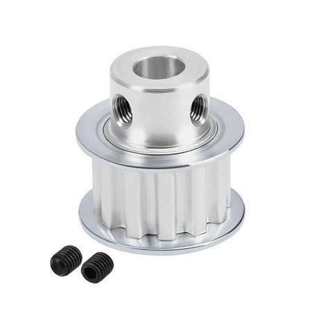 Uxcell Aluminum XL 12 Teeth 6.25mm Bore Timing Belt Pulley for 10mm Belt 3D Printer CNC