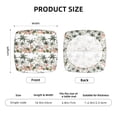 thumbnail image 6 of Fotbe Flamingo Palm Trees Velvet Stretch Couch Cushion Cover Plush Cushion Slipcover for Chair Cushion Furniture Protector Seat Cushion Sofa Cover-16.9in, 6 of 9