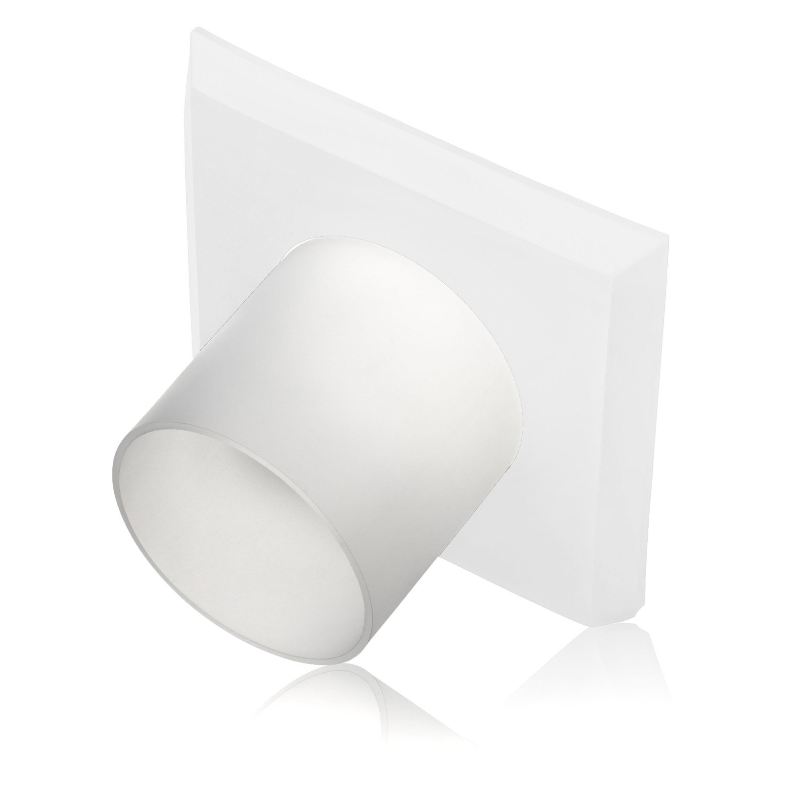 EzClipse 5 in. Square Frosted Stylish Recessed Light Shade