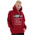 thumbnail image 4 of Funny Lazy Life To Don't List Hoodie Sweatshirt Women Men Brisco Brands M, 4 of 6