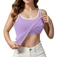 thumbnail image 1 of Débardeur Soutien-Gorge Léger Sans Coutures pour Femmes avec Bonnets Intégrés, 1 of 4