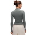 thumbnail image 2 of CRZ YOGA Softembrace Long Sleeve Shirts for Women Casual Going Out Comfort Tops Soft Fitted Layer Tees, 2 of 5