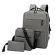 thumbnail image 3 of Mochila impermeable capacidad para niños con interfaz de carga USB Gris Sunnimix, 3 of 8