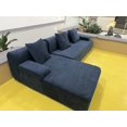 thumbnail image 2 of LiviNest Modular Sectional Sofa: Deep Seat Cloud Comfort & Flexible L/U Shape Configurations for Home Social Gatherings - Corduroy Fabric with Storage Pocket & No Assembly Required for Adults & Hosts, 2 of 6