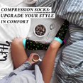 thumbnail image 4 of 4 Pairs Copper Compression Socks for Women & Men Circulation 15-20 mmhg - Better Blood Flow, Swelling, Best Support for Medical, Running, Nursing, 4 of 7