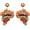 Cactus, variant on Cinco De Mayo Earrings for Women Handmade Beaded Sombrero Fiesta Drop Dangle Earrings, Style R3141