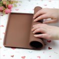 thumbnail image 6 of Manunclaims Baking Mat, Swisses Roll Cake Mat Flexible Non Stick Baking Tray Soft Silicone Cookies Mold, for Jellys Roll Pan Silicone Cookies Mold Bakeware, 6 of 8