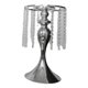 thumbnail image 5 of Candelabro de metal, escultura versátil para decoración del hogar, regalos, adorno, candelabro para aniversario, escritorio, banquete, hogar. Plata M, 5 of 8