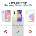 thumbnail image 2 of JETech Matte Case for Samsung Galaxy A54 5G 6.4-Inch, Frosted Translucent Back Protective Slim Phone Cover, Anti-Fingerprints (Lime), 2 of 6
