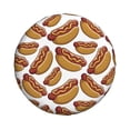 thumbnail image 4 of Spare Tire Cover, Hot Dog Print No.903 Wheel Cover Tire Covers For Trailers Car Truck Camper Universal Tire Covering Fits Diameter14"-17", 4 of 4