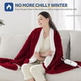 thumbnail image 6 of Cowin Electric Heated Blanket Twin size - 62"x84" Heating Blanket with 10 hours Auto-off, 4 Heating Levels, Soft Flannel, 6 of 7
