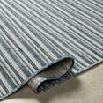 thumbnail image 4 of Mark&Day Outdoor Rugs, 8x8 Acheri Modern Indoor/Outdoor Dark Blue Square Area Rug, Non Shedding Blue Beige Carpet for Patio, Porch, Deck, Bedroom, Living Room or Kitchen (7'7" Square), 4 of 6
