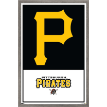 MLB Pittsburgh Pirates - Logo 22 Wall Poster, 14.725" x 22.375" Framed