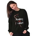 thumbnail image 3 of Halloween Candy Lover Grim Reaper Sweatshirt for Men or Women Brisco Brands S, 3 of 6