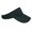 Black, variant on ValuCap Garment Washed Cotton Sun Visor Cap