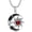 01-Jan-Garnet, variant on 925 Sterling Silver Sun and Moon Pendant with 12 Birthstone Necklace Black Gothic Jewelry Gifts for Women